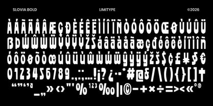 Slovia Font Poster 11