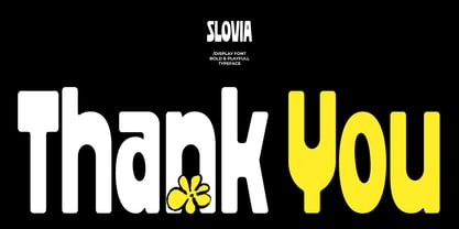 Slovia Font Poster 12