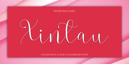 Xintau Font Poster 1