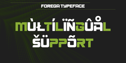 Forega Sport Font Poster 9