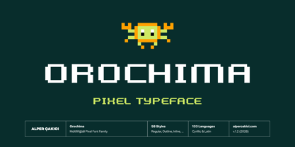 Orochima Font Poster 1