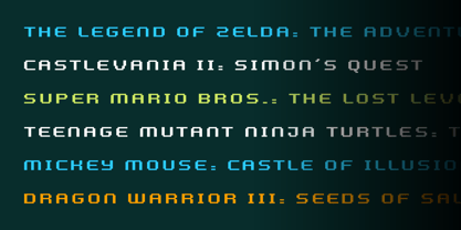 Orochima Font Poster 11
