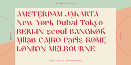 Klauge Font Poster 8