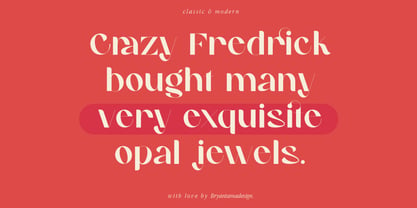 Klauge Font Poster 3