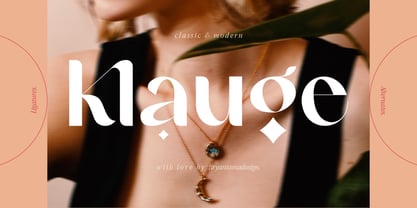 Klauge Font Poster 1