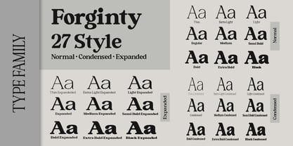 Forginty Font Poster 10