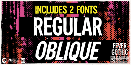 Fever Gothic 667 Font Poster 3