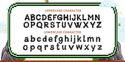 Drawxel Font Poster 10