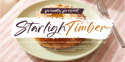 Starligh Timber Font Poster 1