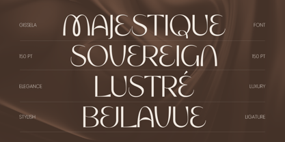 Gissela Font Poster 6