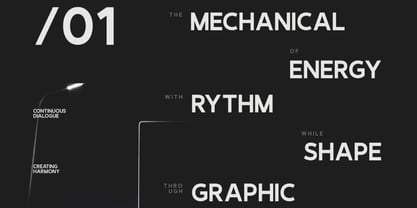 Gigamore Font Poster 8