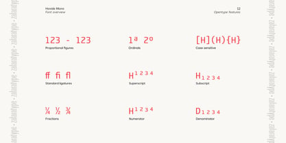 Hovide Mono Font Poster 12