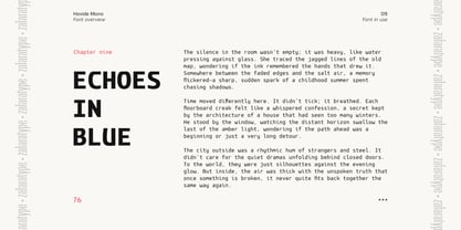 Hovide Mono Font Poster 9