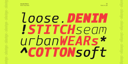 Hovide Mono Font Poster 11