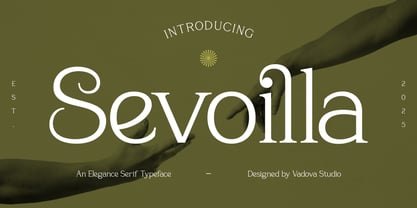 Sevoilla Font Poster 1