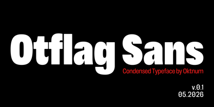 Otflag Sans Font Poster 1