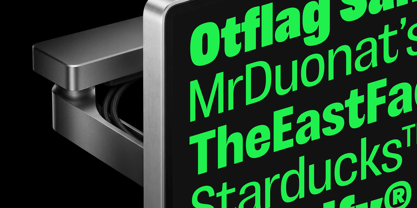 Otflag Sans Font Poster 14