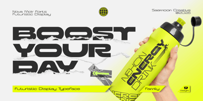 Nova Moir Font Poster 6