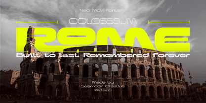 Nova Moir Font Poster 5
