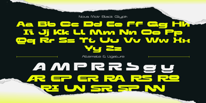 Nova Moir Font Poster 10