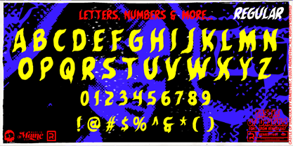Castle of Dracula 667 Font Poster 5