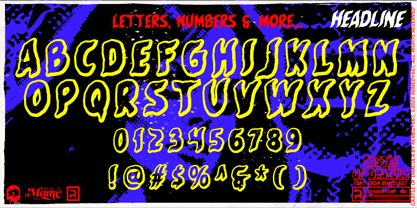 Castle of Dracula 667 Font Poster 6