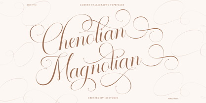 Sallintine Calligraphy Font Poster 3