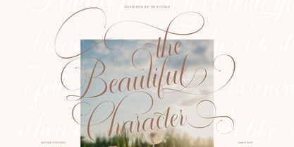 Sallintine Calligraphy Font Poster 5