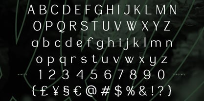 Nimete Font Poster 2