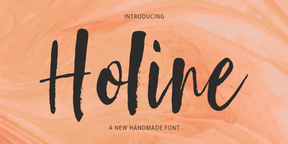 Holine Font Poster 1