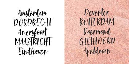 Holine Font Poster 2