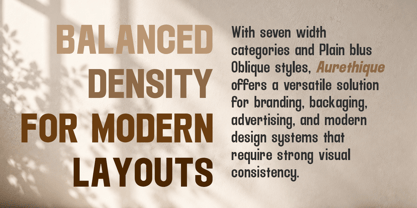 Aurethique Font Poster 4