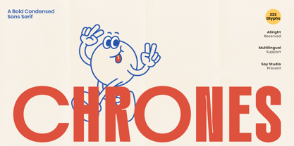 Chrones Font Poster 1