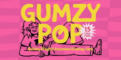 Gumzy Pop Font Poster 1