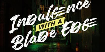 Splurge Carmage Font Poster 2
