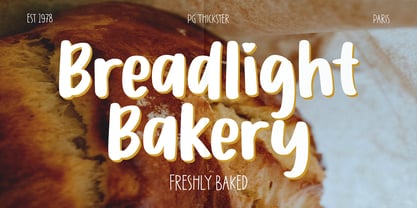 PG Thickster Font Poster 6