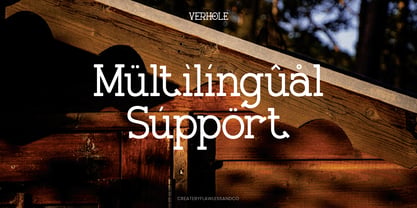 Verhole Font Poster 10