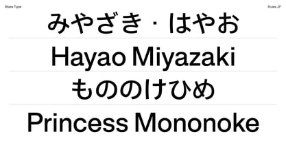 Rules JP Font Poster 7