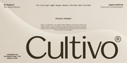 GC Cultivo Font Poster 1