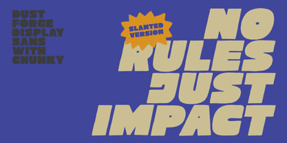 Dust Forge Font Poster 9