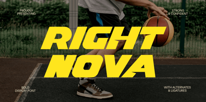 Right Nova Font Poster 1