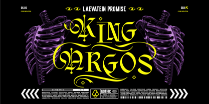 Black Morgana Font Poster 11
