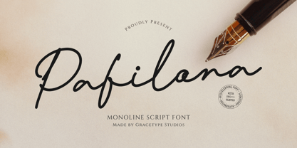 Pafilona Font Poster 1