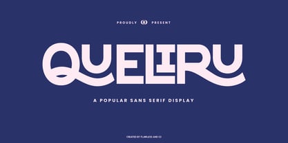 Queliru Font Poster 1