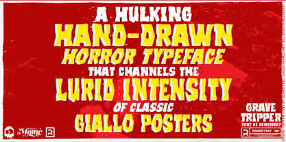 Grave Tripper 667 Font Poster 6