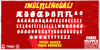 Grave Tripper 667 Font Poster 5