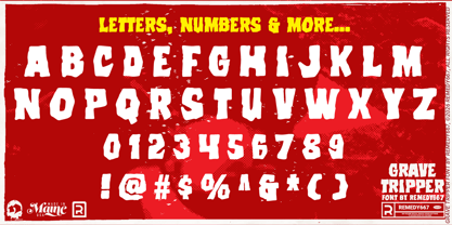 Grave Tripper 667 Font Poster 7