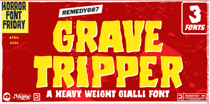 Grave Tripper 667 Font Poster 1
