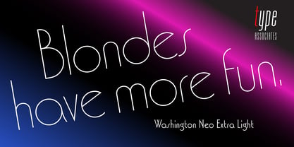 Washington Neo Font Poster 7