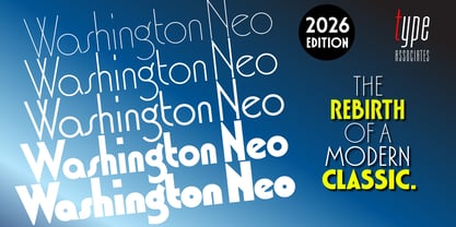 Washington Neo Font Poster 1